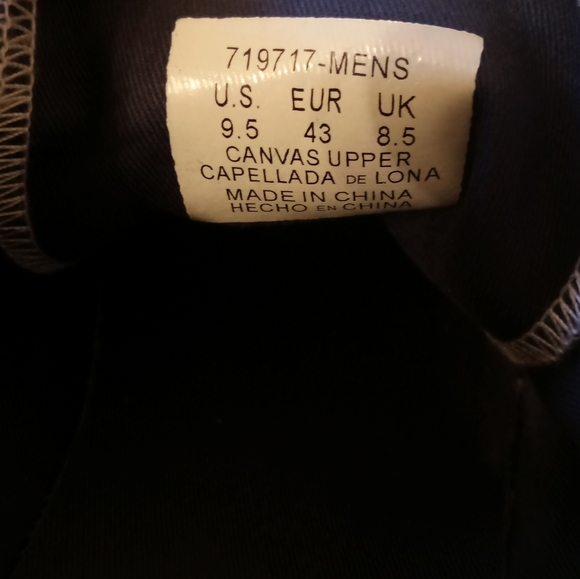 Mens Levi Strauss Converse Style Shoes Size 9.5 - Picture 4 of 7